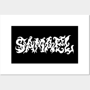 Samael - Metal Logo Posters and Art